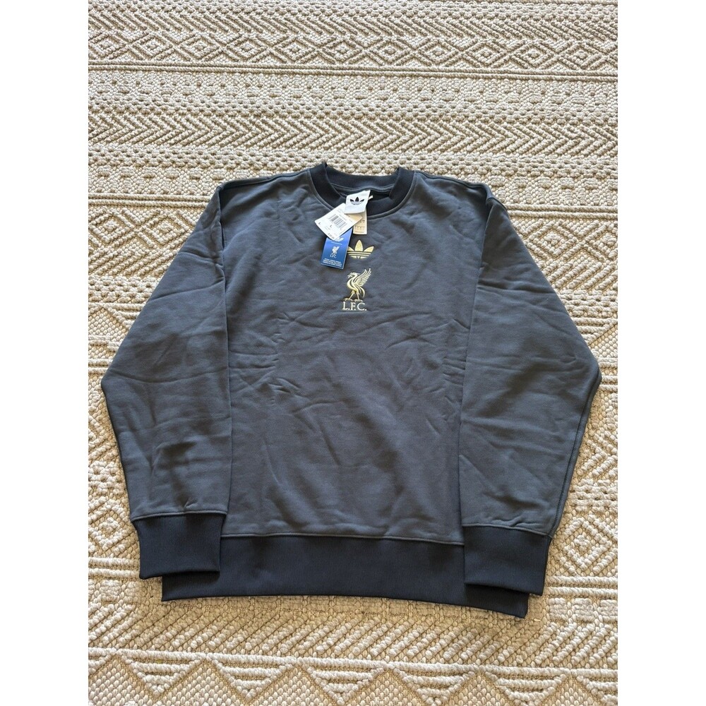 Adidas Liverpool FC LFSTLR Crew Sweatshirt Men's Soccer KC7801 Large $90